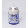 MB Bierkrug "Das Alte Rauthaus zu Bamberg" mit Zinndeckel und individueller Gravur